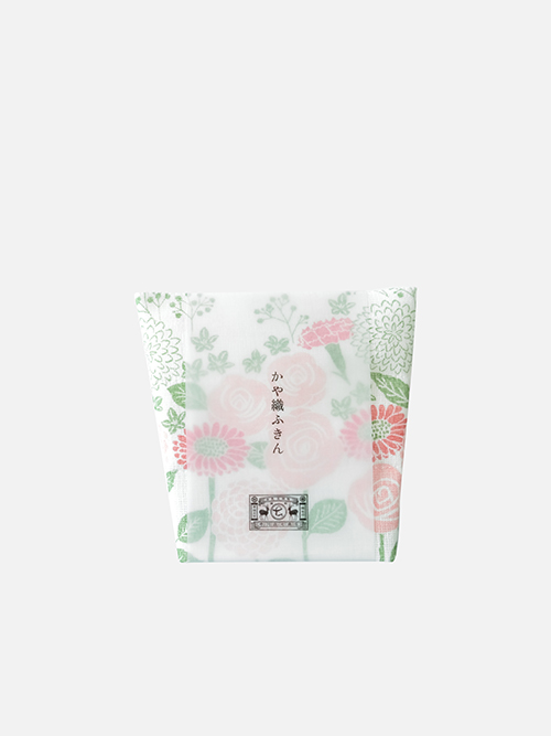 [나카가와상점] 5중 꽃다발 패턴 행주 (핑크)