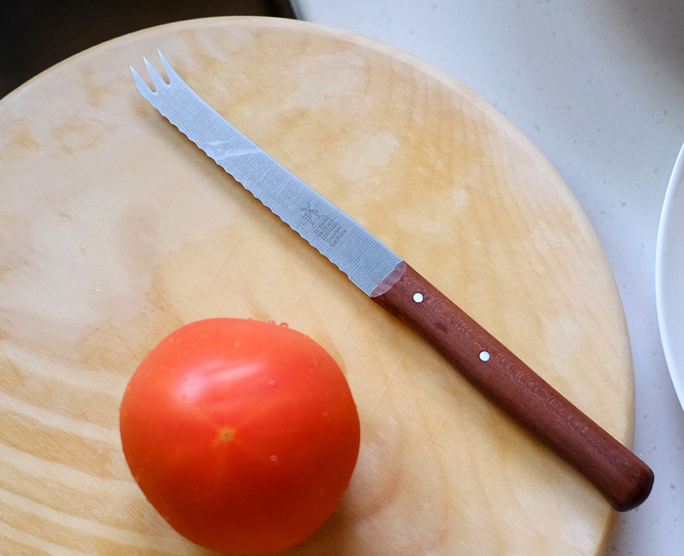 [로버트허더] 토마토 &amp; 치즈 나이프 포크 팁 (자두나무 핸들)