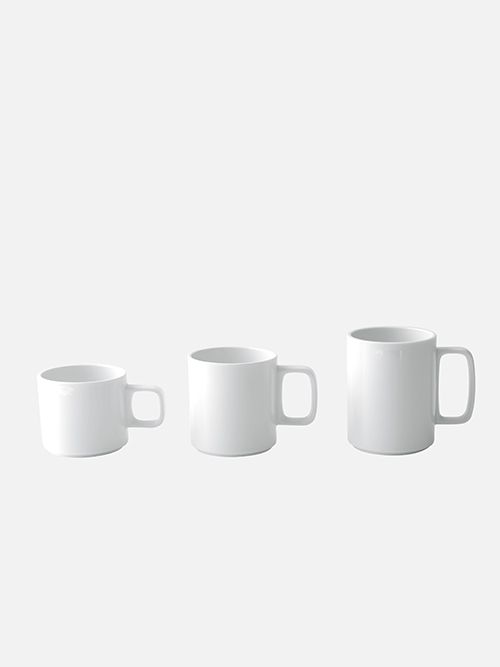 [하사미포셀린] Mug Cup 머그컵 (화이트 / 3size)